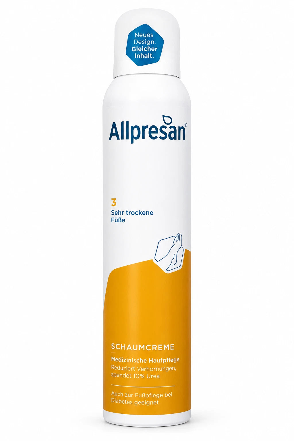 Allpresan Pedicare No. 3 Foot Cream Foam – 200 ml - Ships from USA