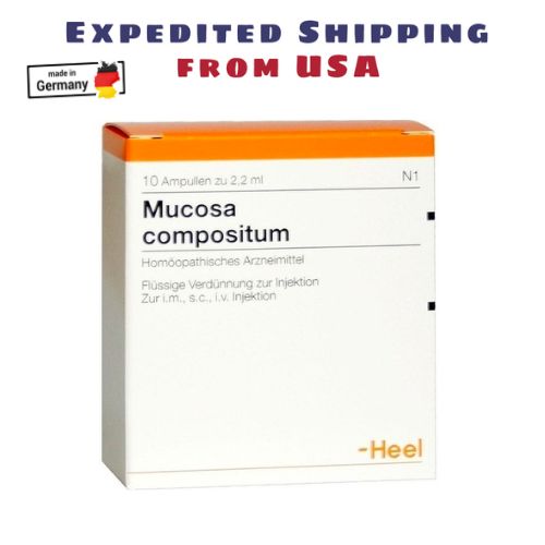 Heel Mucosa Compositum Ampoules 2.2 ml 10 pcs - Ships from USA rfhkeh