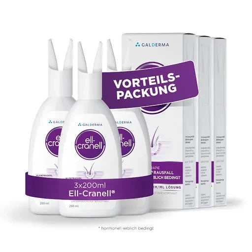 3x Ell Cranell 250 mg Hair Loss Prevention Tonic 200 ml No Tariffs