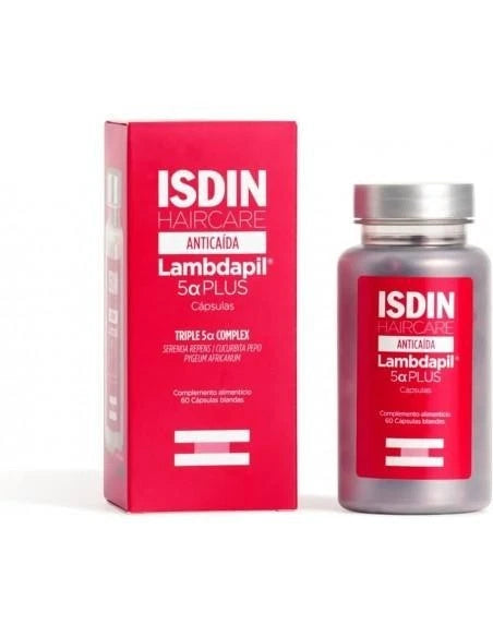 ISDIN Lambdapil 5α Plus - Hair Supplement. New and Sealed 60 Capsules 5-Alpha