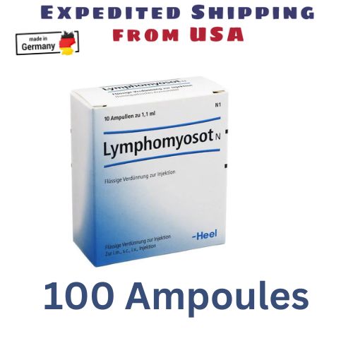 Heel Lymphomyosot 100 Ampoules 1.1 ml- Ships from USA