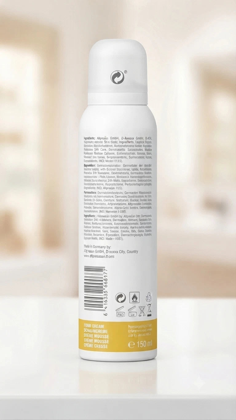 Allpresan Pedicare No. 3 Foot Cream Foam – 200 ml - Ships from USA