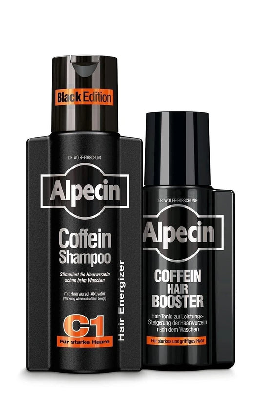 Alpecin C1 Black Edition Caffeine Shampoo 250 ml + Booster Set