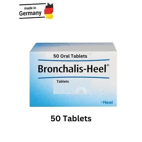 Bronchalis Heel Tablets Respiratory Support German Product 50 Tablets