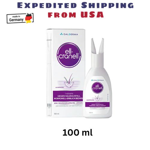 Ell-Cranell 250 mg Hair Loss Prevention Tonic 100 ml - Ships from USA