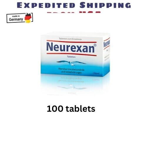 Neurexan Heel 100 Tablets Insomnia Restless Sleep Over active mind.