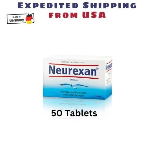 Neurexan Heel 50 Tablets Insomnia Restless Sleep Over active mind.