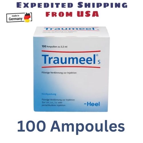 Traumeel 2.2ml Liquid 100 Amp/Tray - Ships from USA