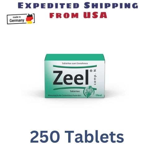 Heel Zeel Comp N Pain Relief 250 Tablets – Ships from USA