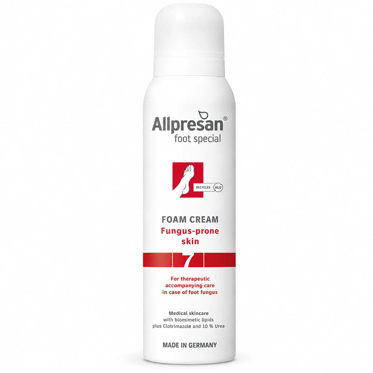 Allpresan Foot Special Foam Cream 125ml for Fungus-Prone Skin Foot Care