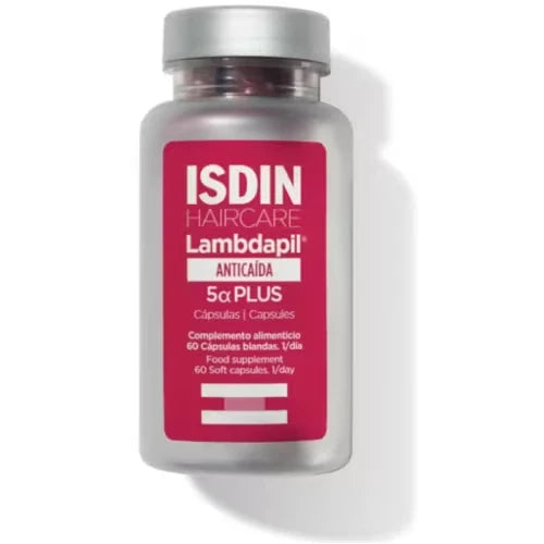 ISDIN Lambdapil 5α Plus  - Hair Supplement. New and Sealed 60 Capsules 5-Alpha