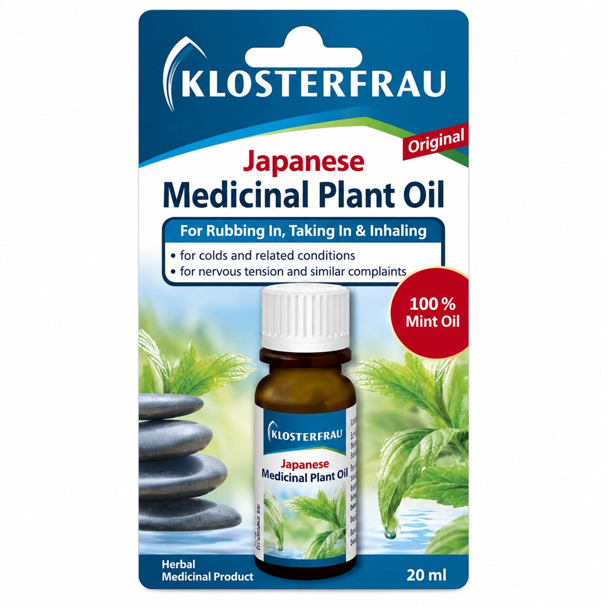 Klosterfrau Japanese Peppermint oil for muscle and nerve pain  20ml Ships US