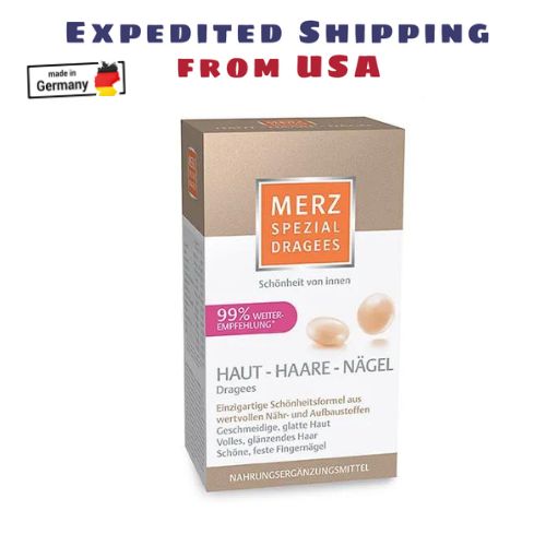 Merz Spezial Dragees Hair, Skin and Nail Health care (120 pcs) – Ships from USA