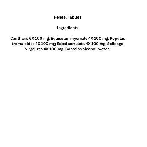 Reneel Heel 50 tablets Urinary Tract Infections German Product Ships US