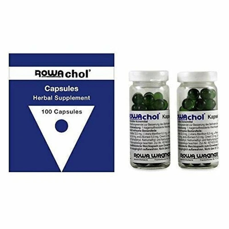 Rowachol Capsules 100 – Gallstone Support & Liver Health – Free Shipping from US