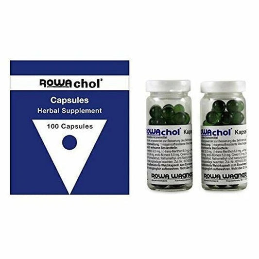 Rowachol Capsules 100 – Gallstone Support & Liver Health – Free Shipping from US