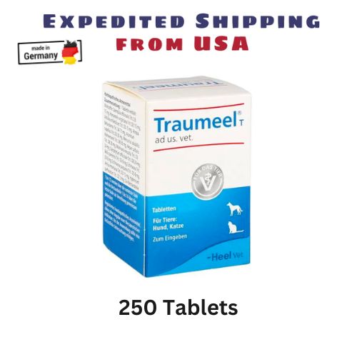 Traumeel T Homeopathic 100 Tablets  for Dogs Cats  Ships USA